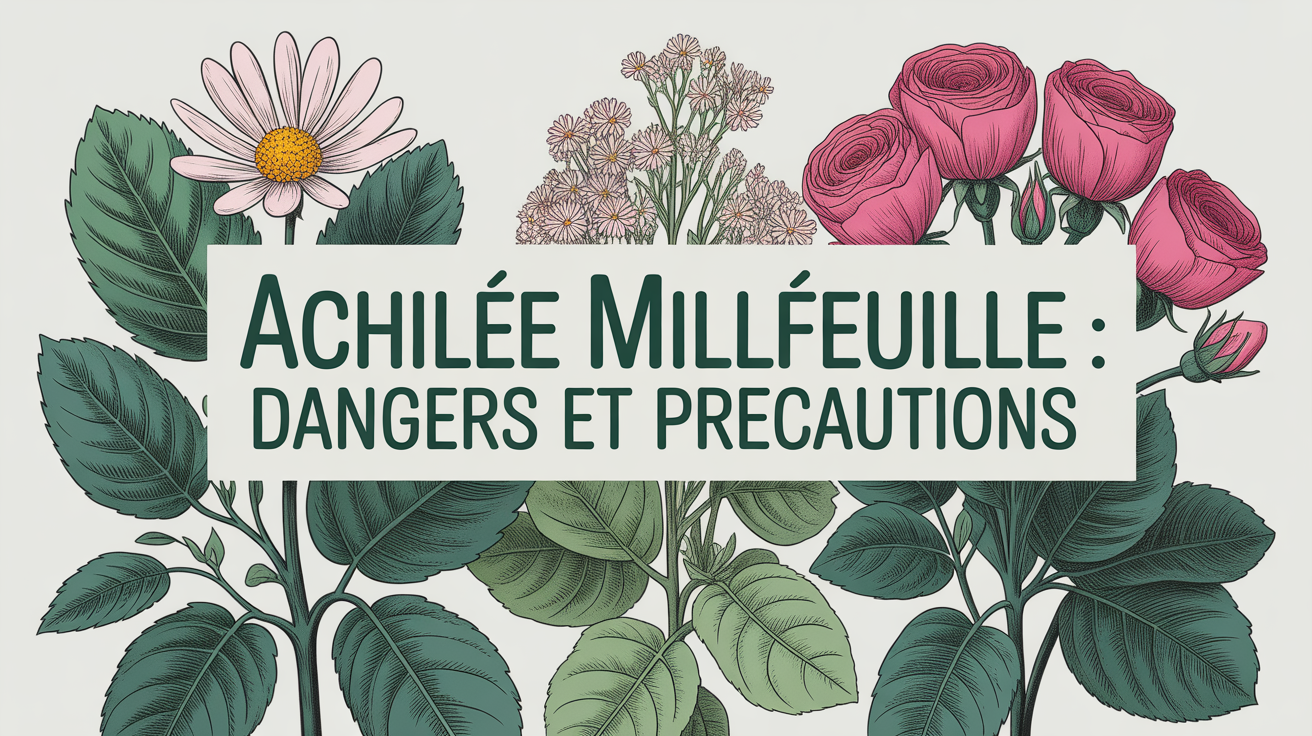 Achillée millefeuille illustration plante dangers et précautions