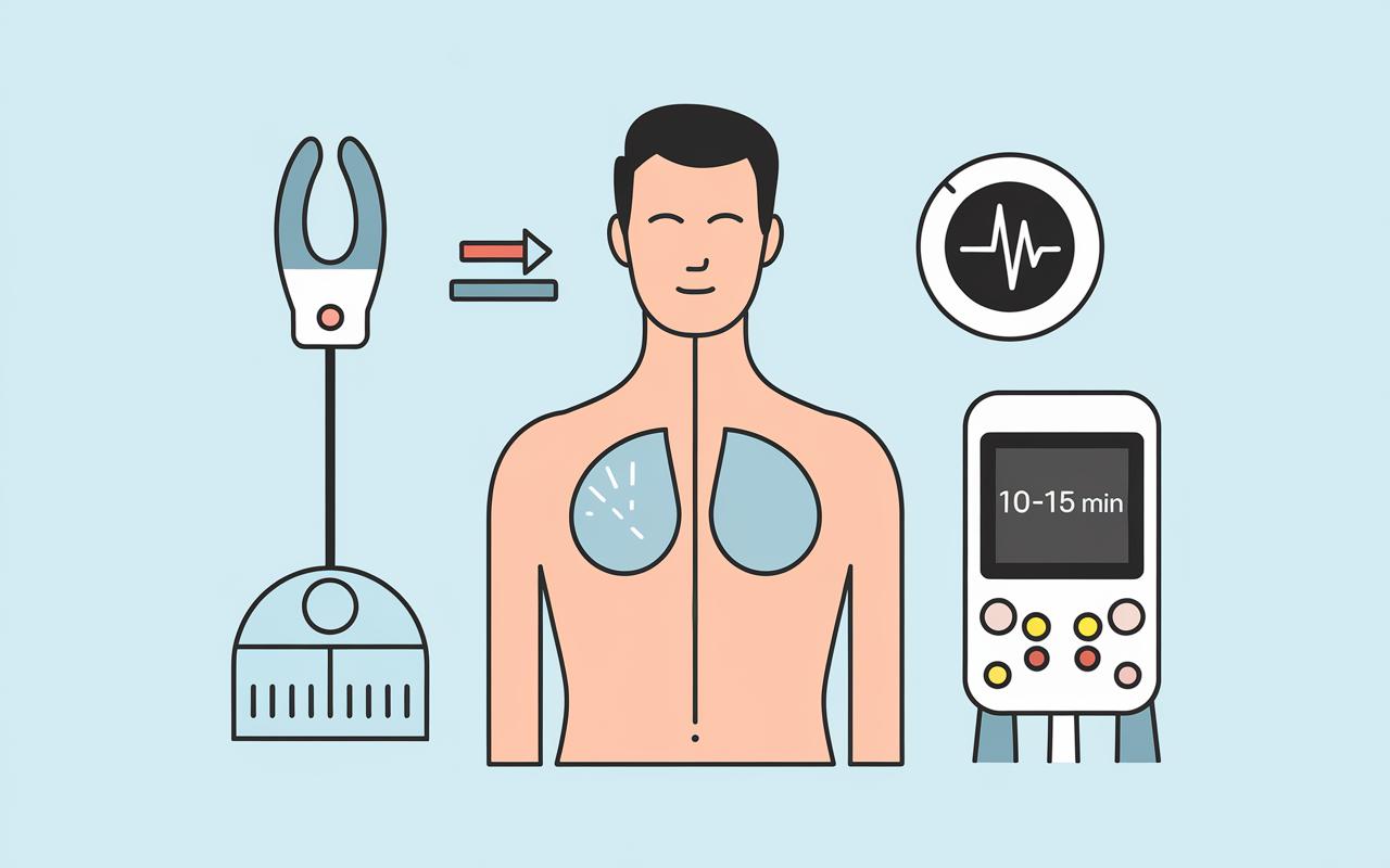 schema echographie cervicale deroulement technique