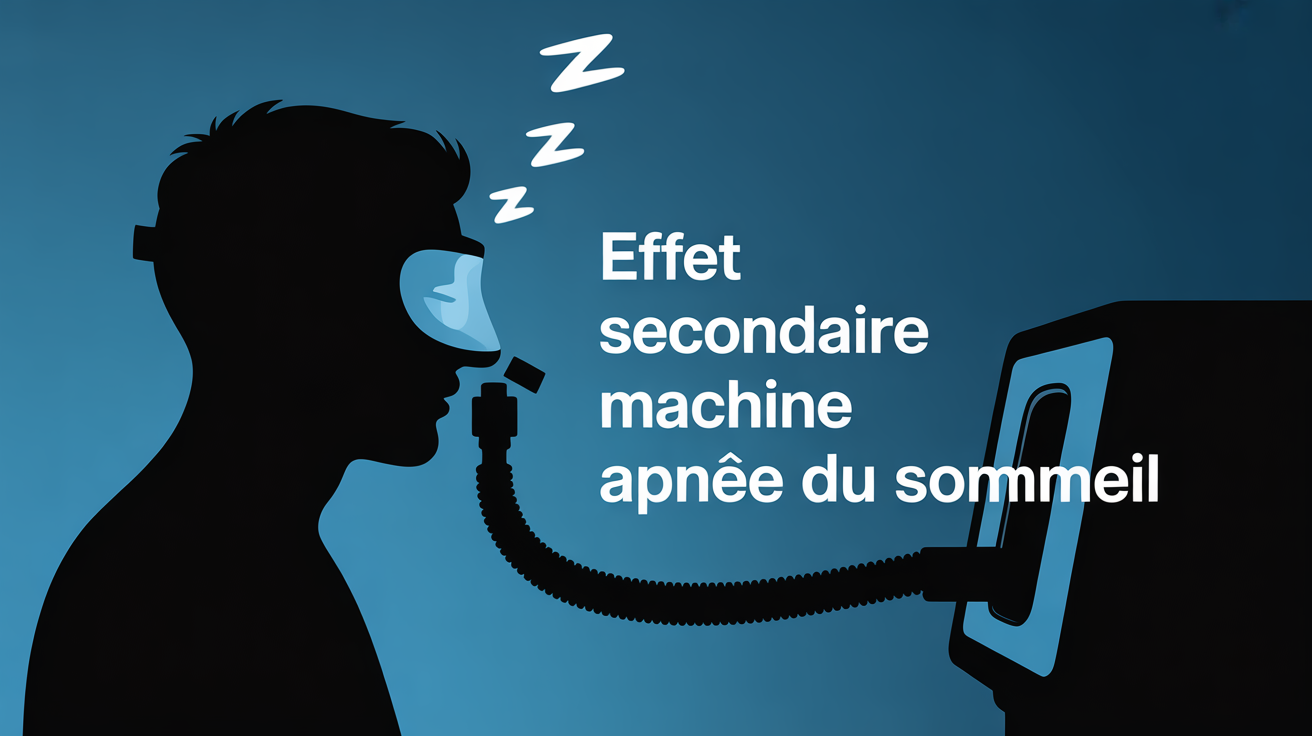 Visuel effet secondaire machine apnee du sommeil PPC