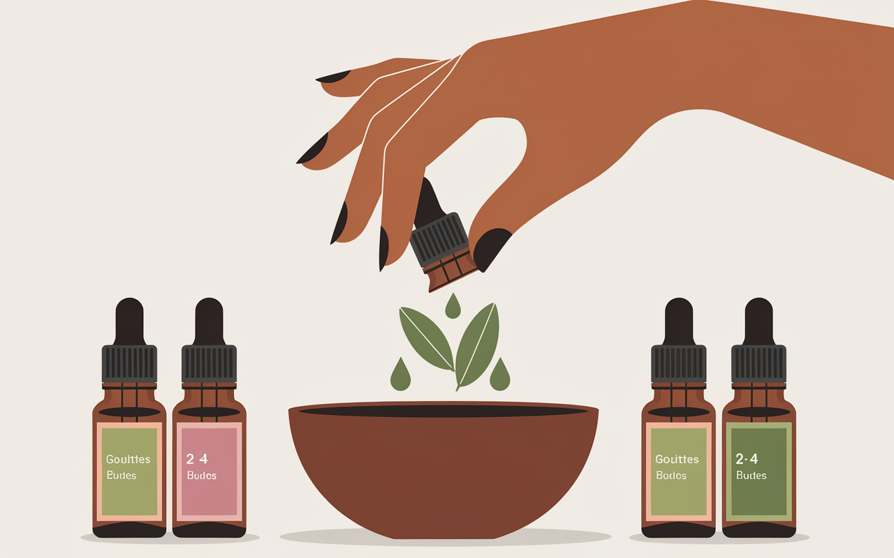 application synergie huiles essentielles pour engelures 2-4 gouttes hiver