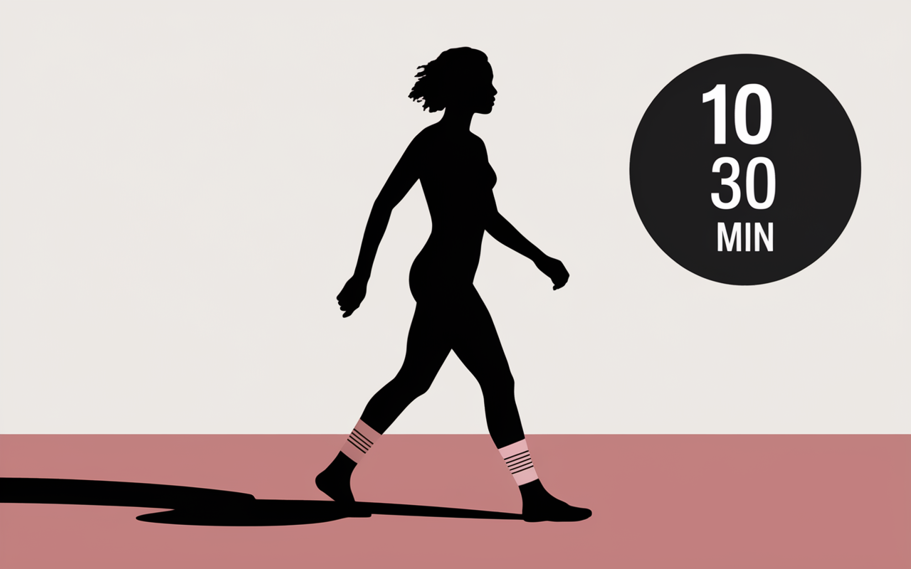 Silhouette marche genou bandele fissure du menisque