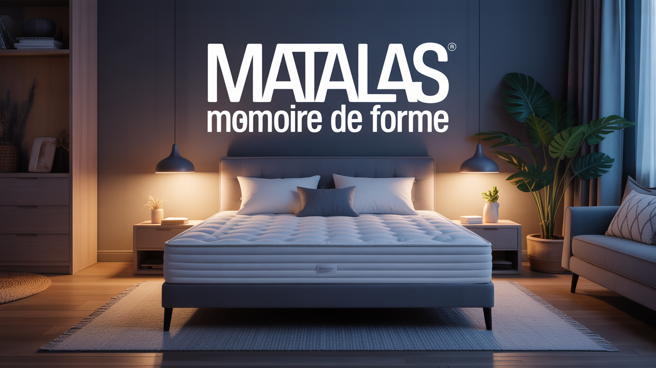 matelas mémoire de forme confort soutien dos