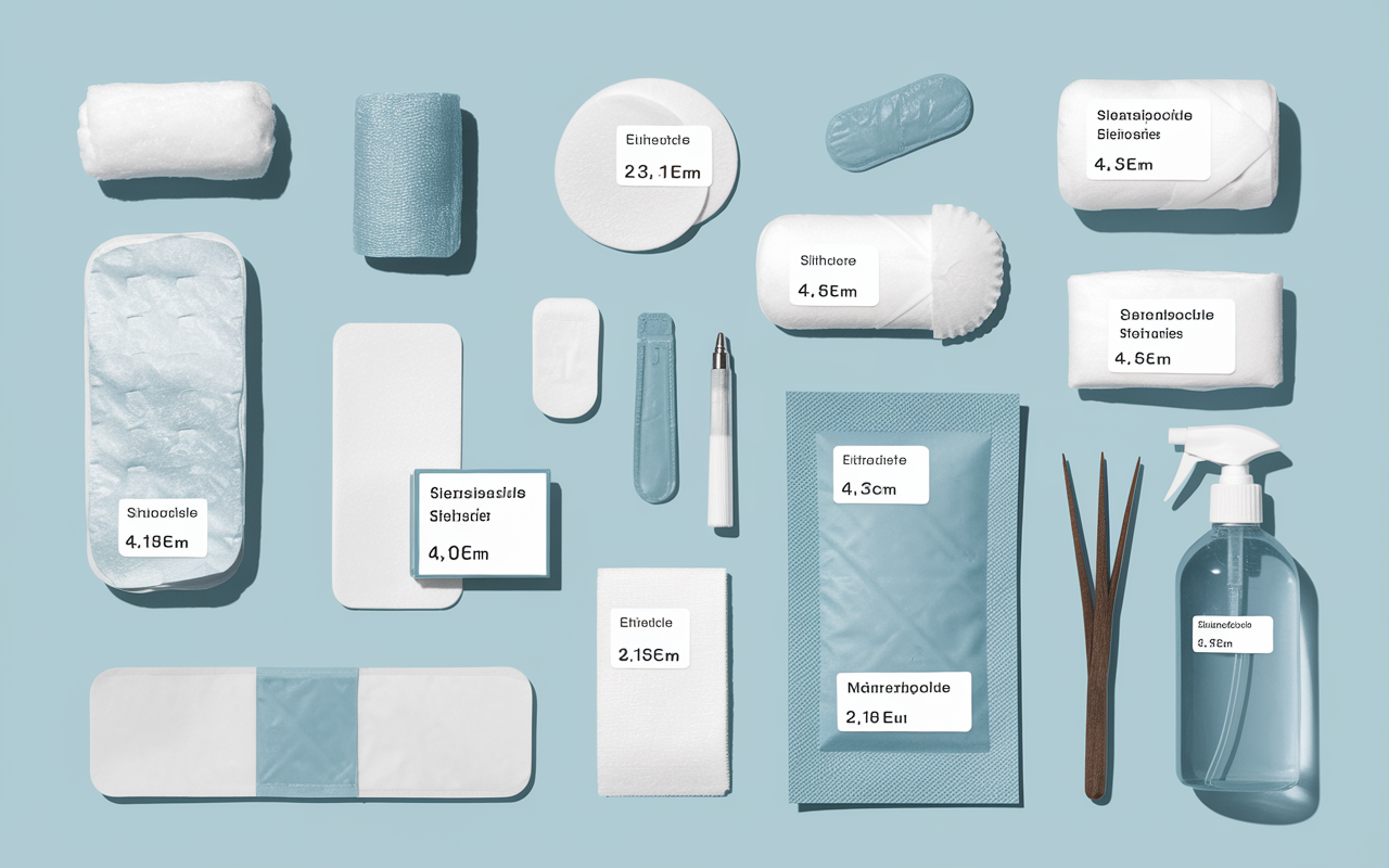 Materiel pansement syndactylie orteil