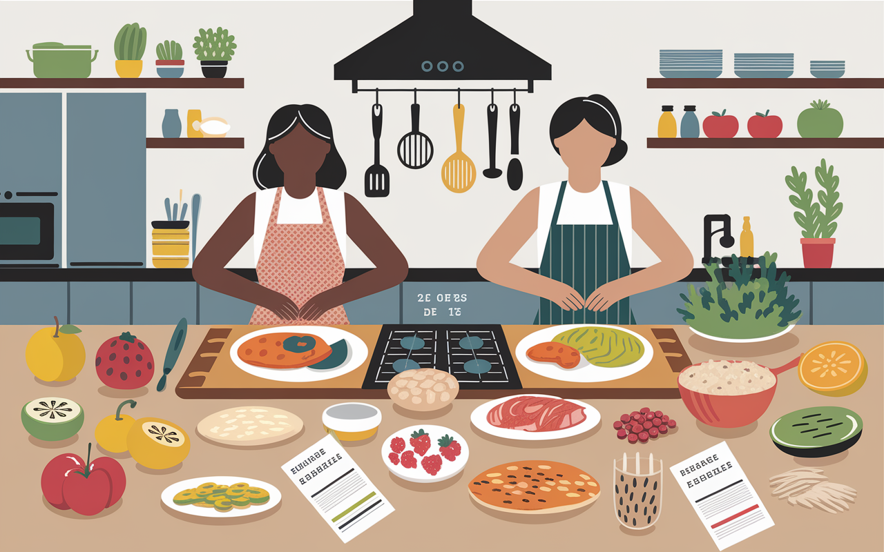 scene cuisine recettes express reequilibrage alimentaire