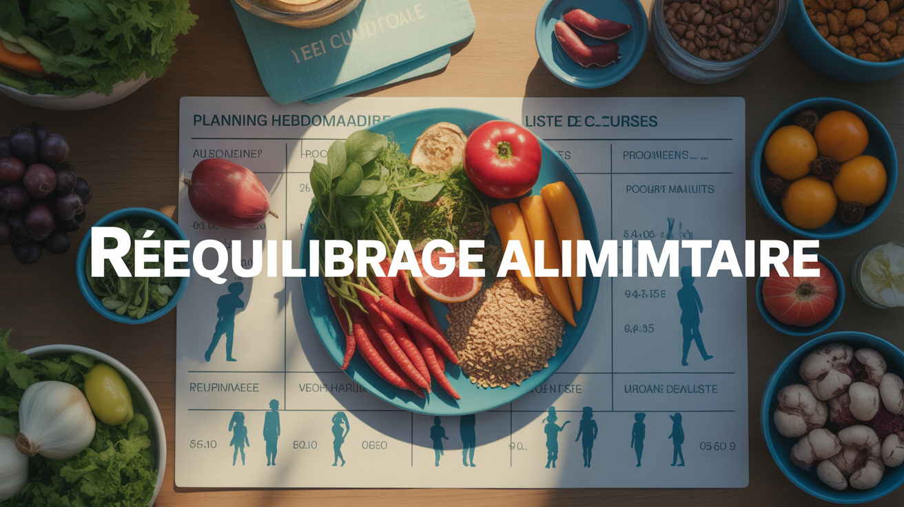 assiette equilibree sur table familiale avec planning pdf