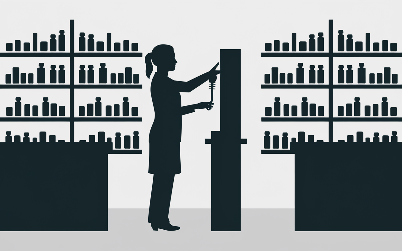 Pharmacien ajuste bequilles sans ordonnance