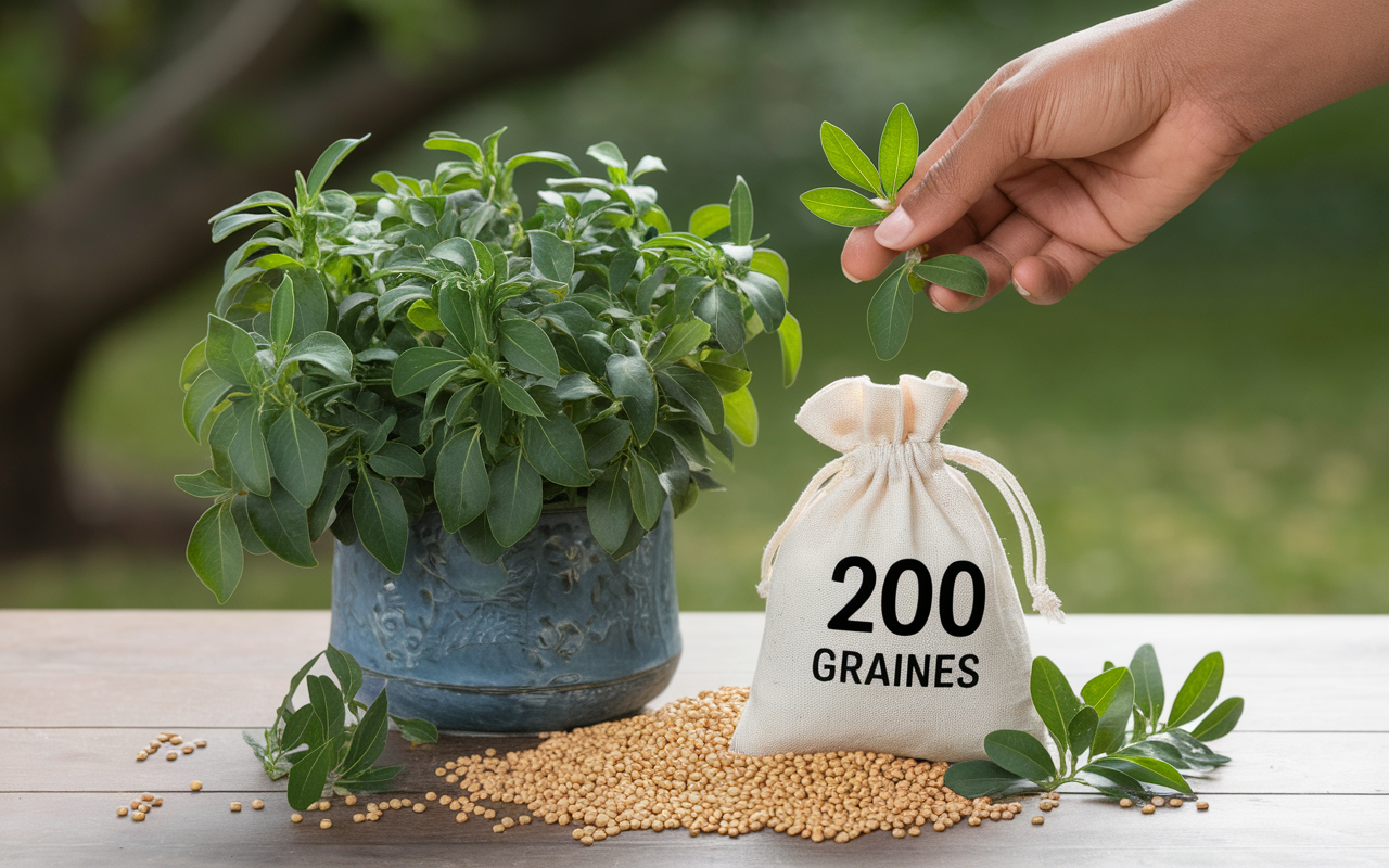 Tulsi culture jardinage graines godets