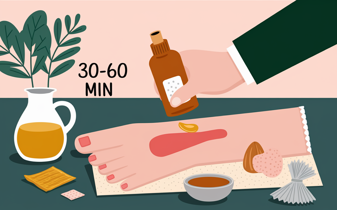 cataplasme huile de ricin genou méthode anti-inflammatoire