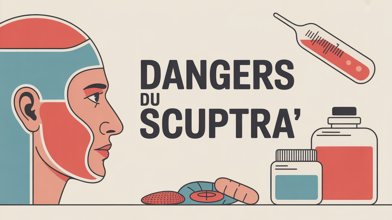 Illustration dangers Sculptra profil seringue