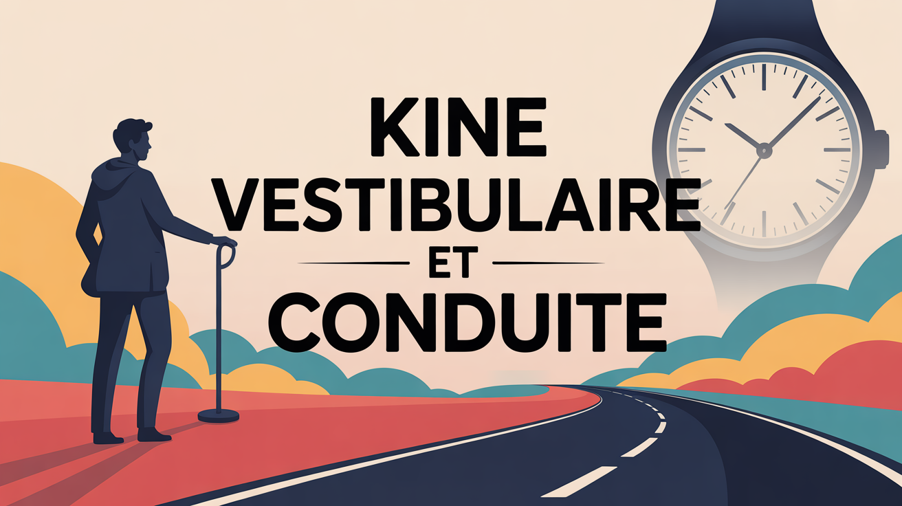 personne volant route floue kine vestibulaire attente