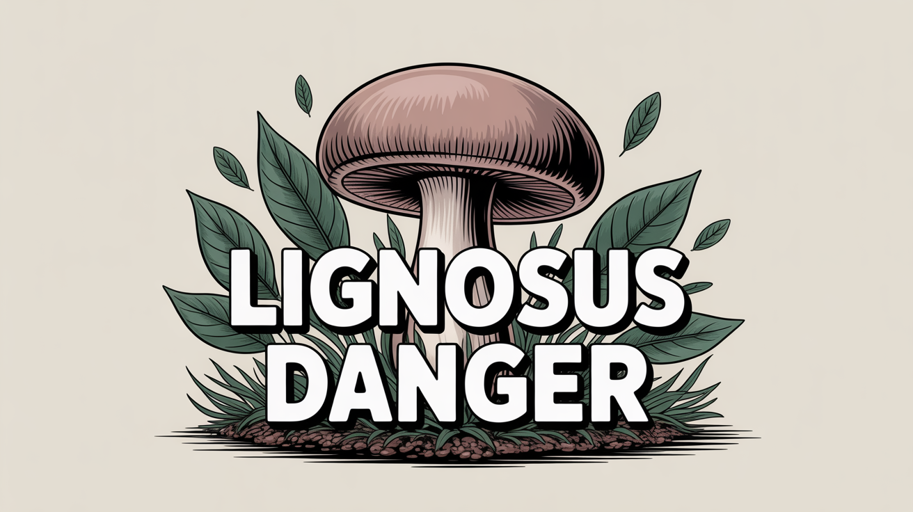 Image stylisee du champignon Lignosus danger pour article blog