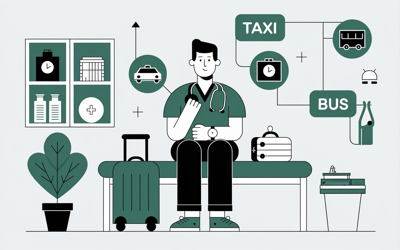 organisation cabinet taxi bus kine vestibulaire