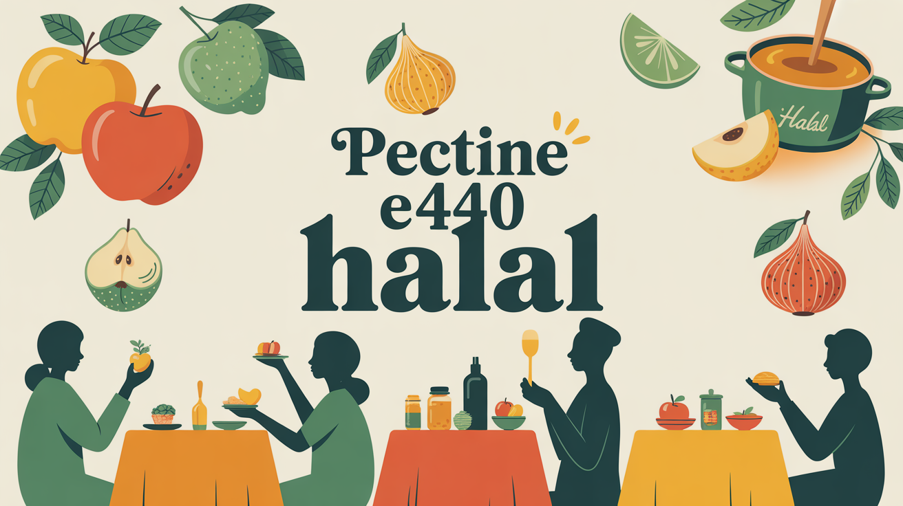 illustration de pectine e440 halal dans une famille