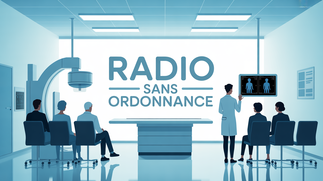 Salle d'attente medicale moderne radio sans ordonnance