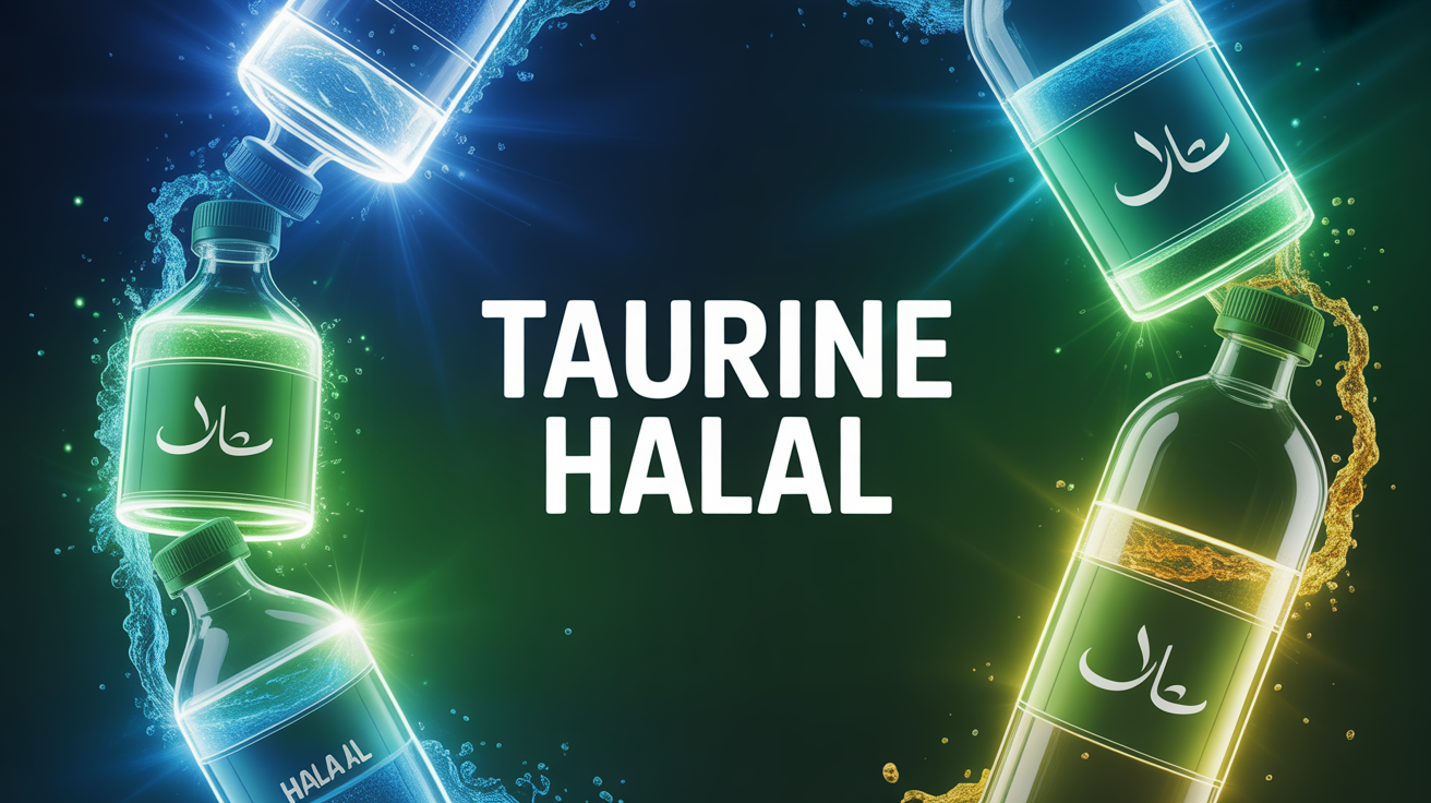 Scene taurine halal canette boisson energetisante certification