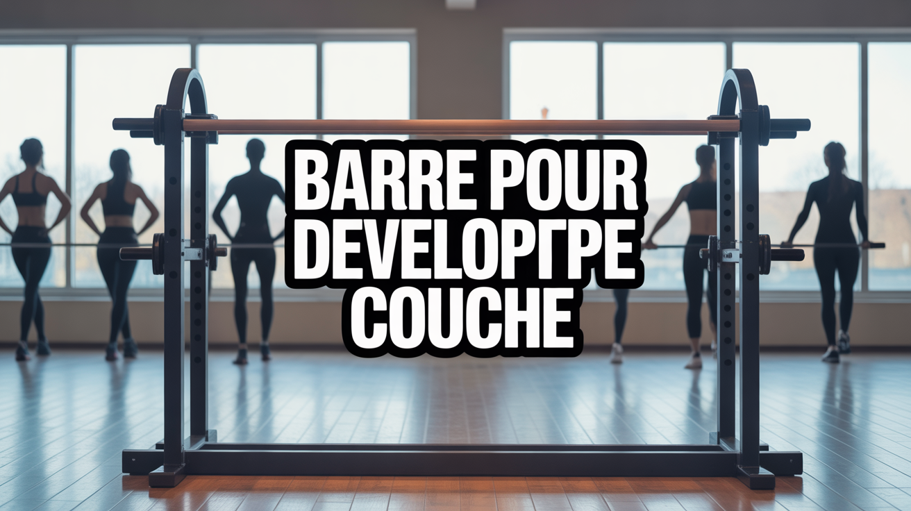 banc musculation barre pour developpe couche silhouettes salle