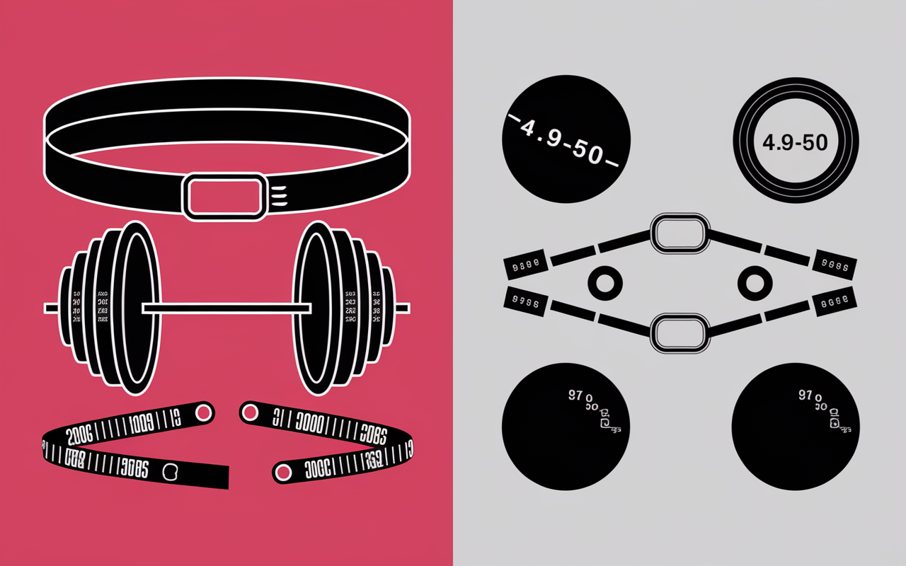 Tableau accessoires musculation fitness prix difference