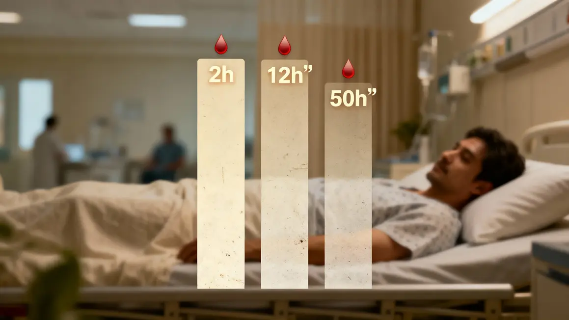 graphique barres elimination sang anti-inflammatoires