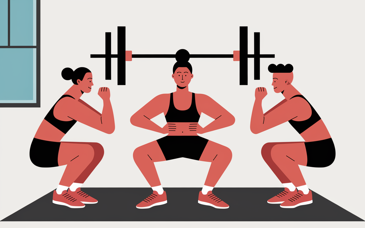 squats fentes hip thrust grossir cuisses