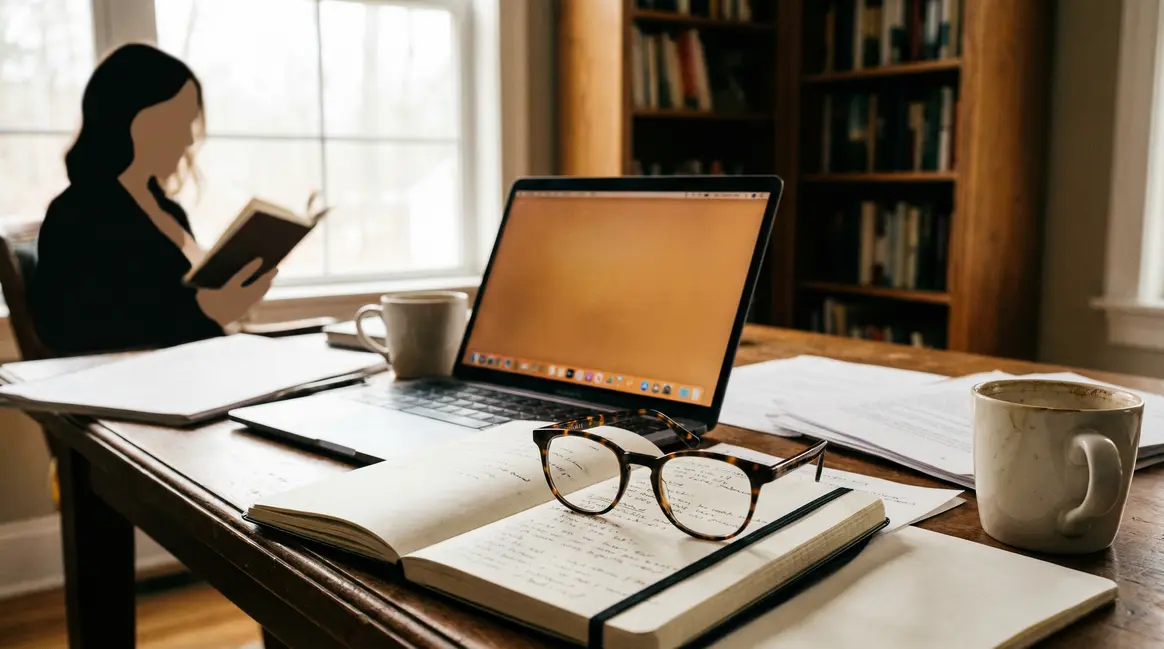 Lunettes Varilux sur bureau lumineux professionnel