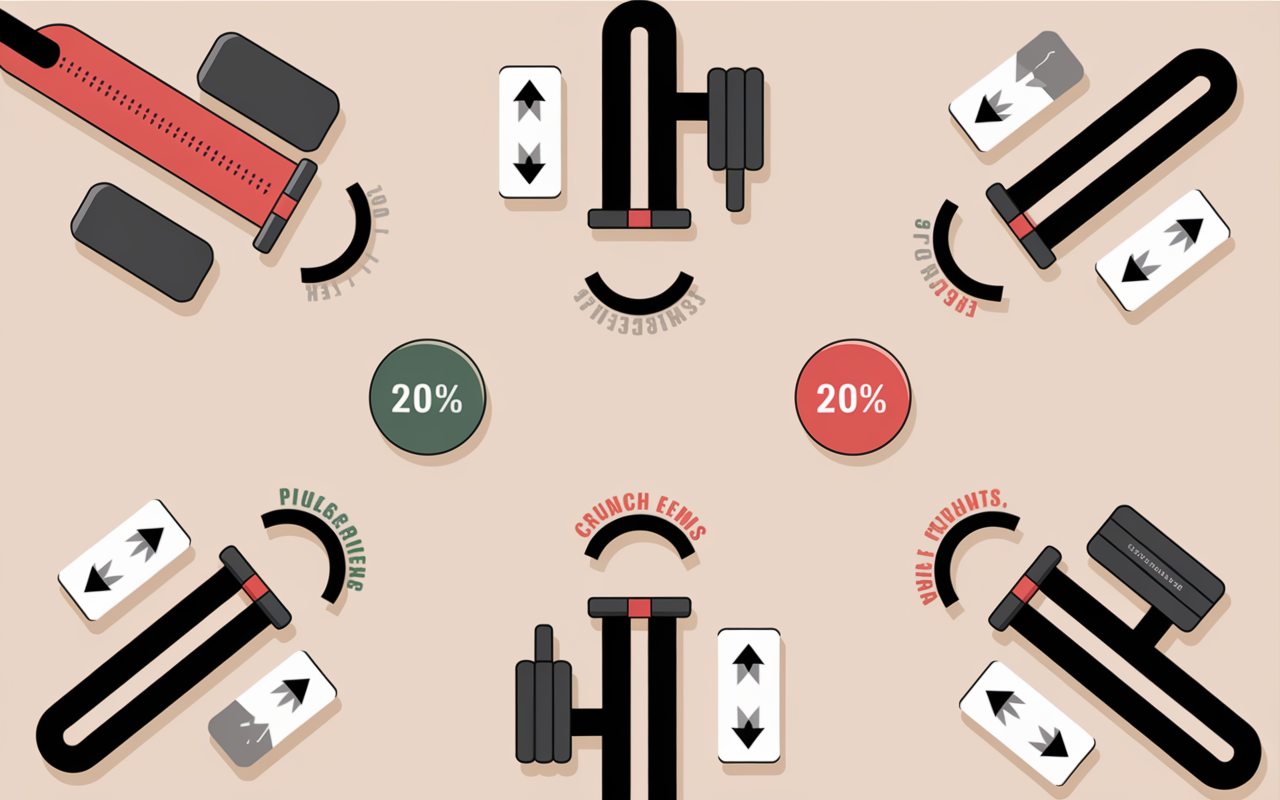 table machines abdos roue banc ceinture crunch pro