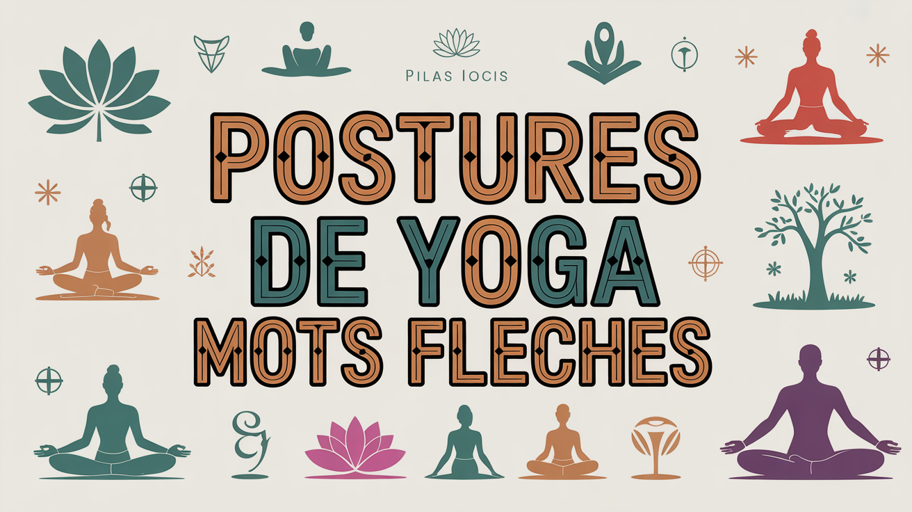grille mots fleches postures yoga lotus cobra arbre
