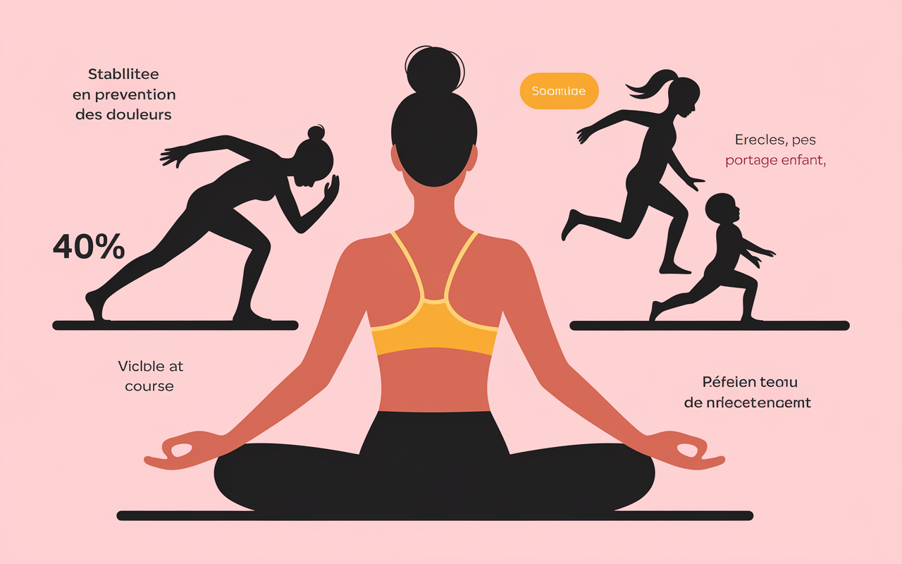 Bassin zone moyen fessier prévention douleur stabilité