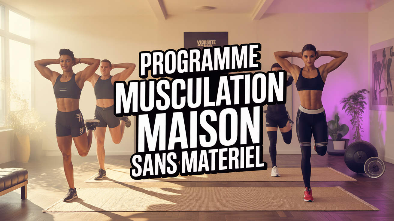 musculation maison sans materiel personnages sportifs salon