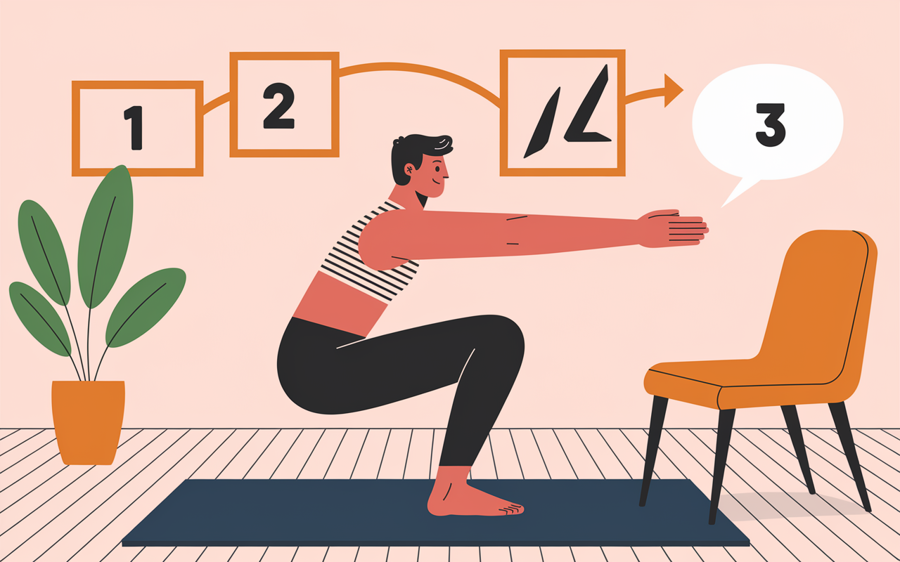 debuter squat sur une jambe securite pedagogique