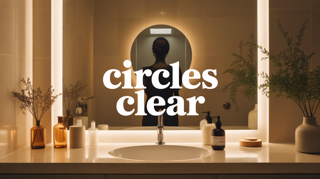 circles clear avis visuel salle de bain silhouette femme
