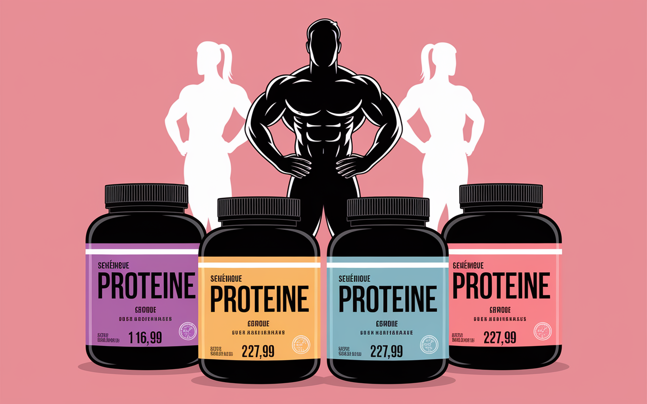 tableau prix whey proteine pas cher sans marque