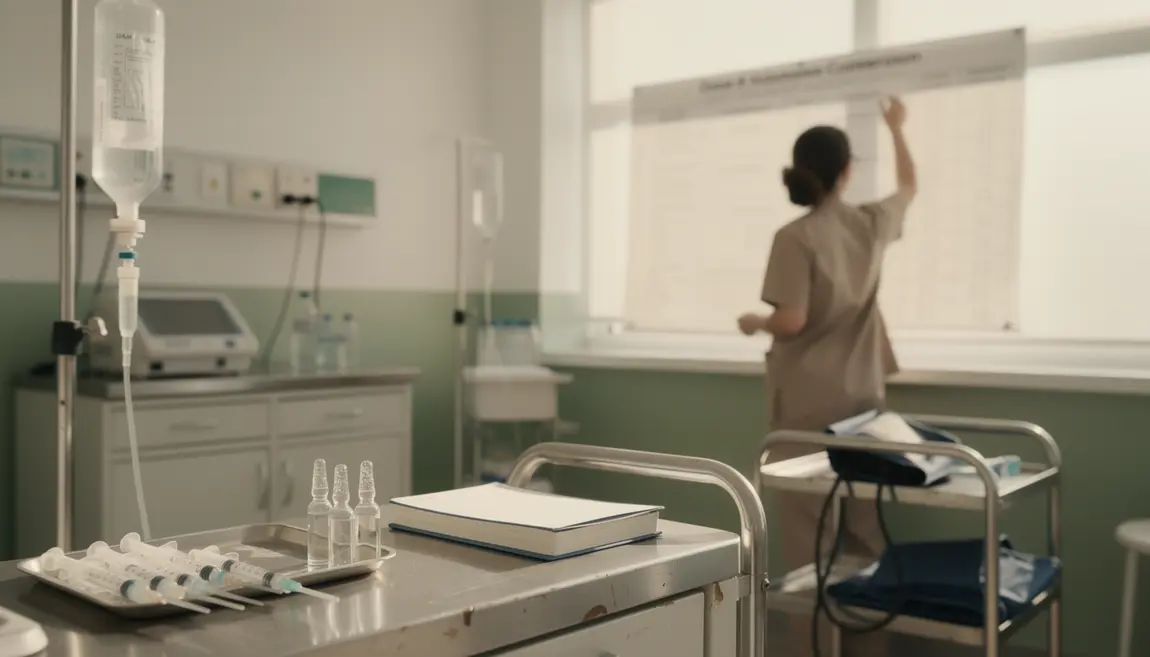 Professionnel de sante verifie tableau conversion dose