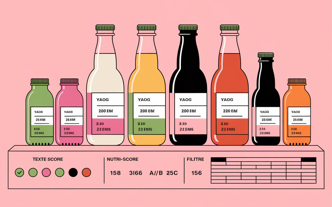 selection yaourt a boire proteine differentes quantites