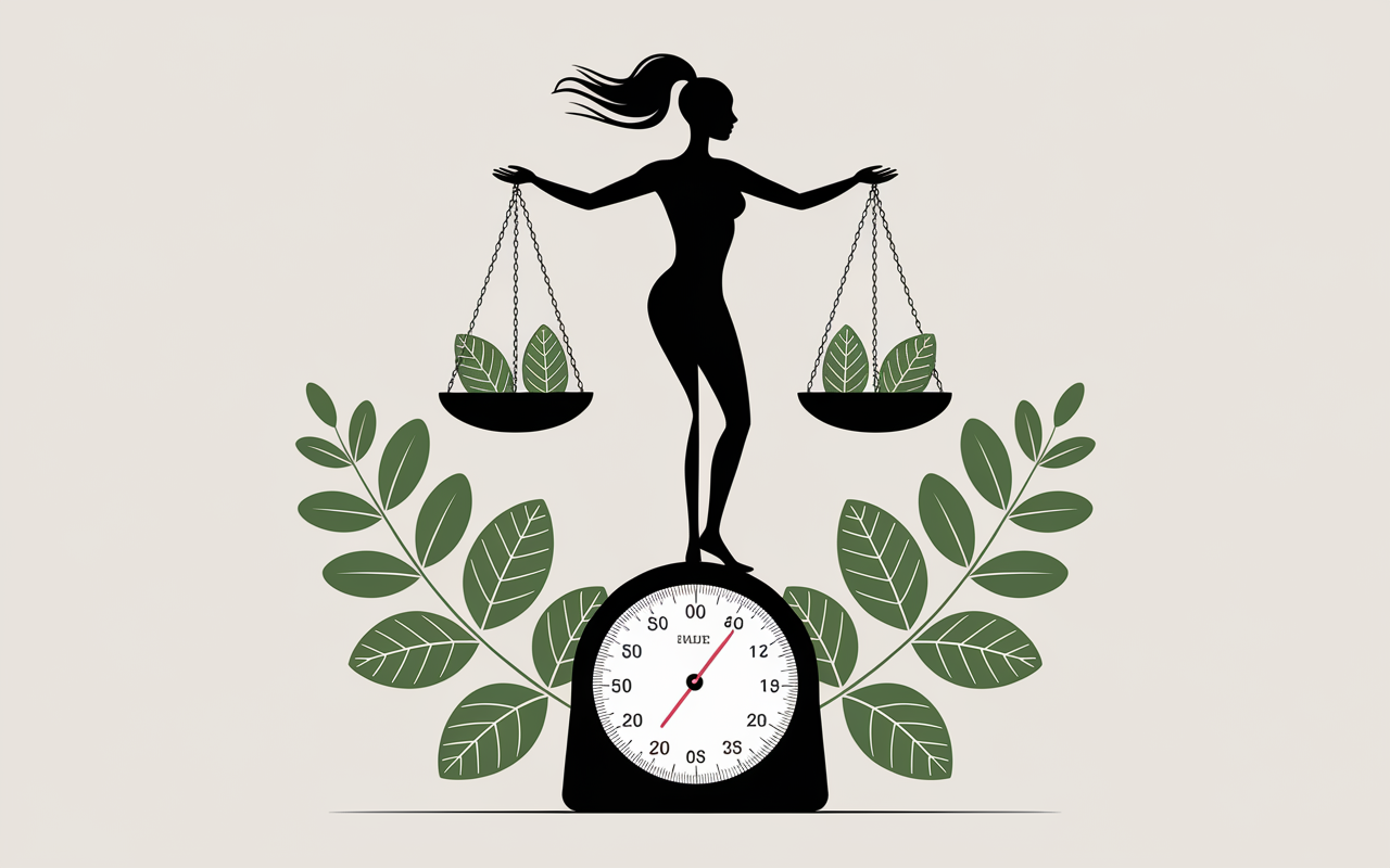 balance et the vert pour maigrir silhouette svelte