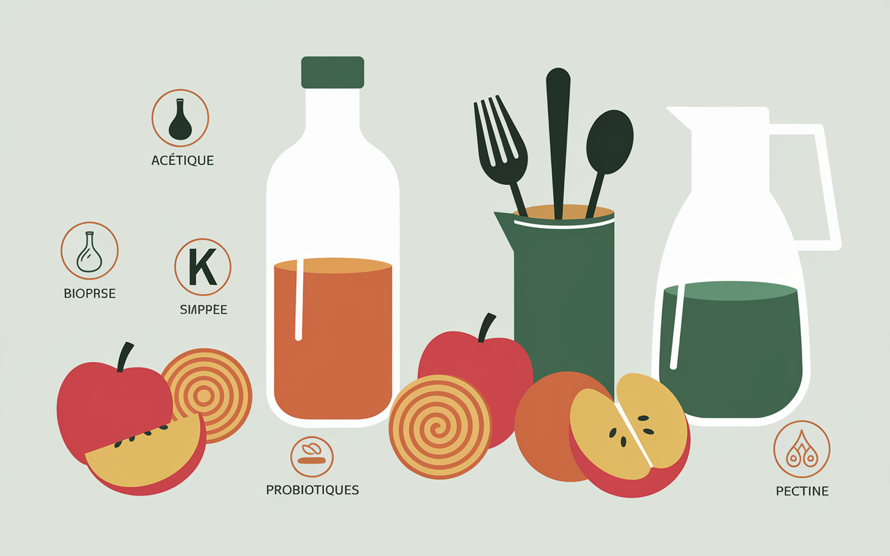 vinaigre de cidre bienfaits et inconvenients composition action