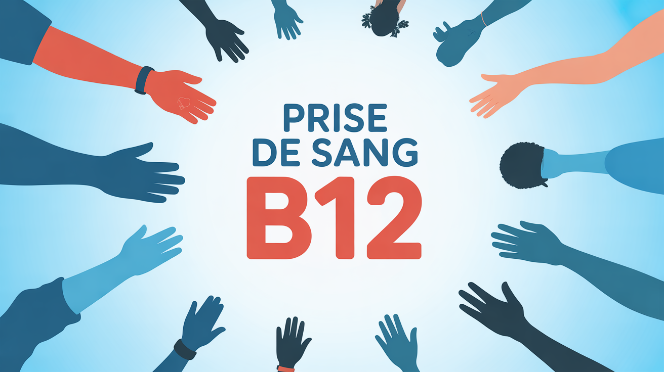 illustration bras seringue vit b12 prise de sang