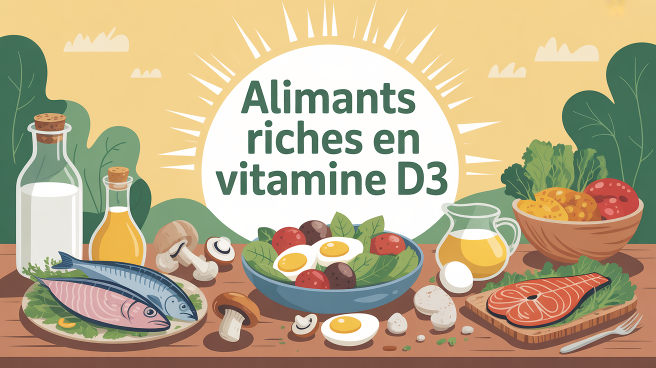 vue stylisee aliments riches vitamine d3