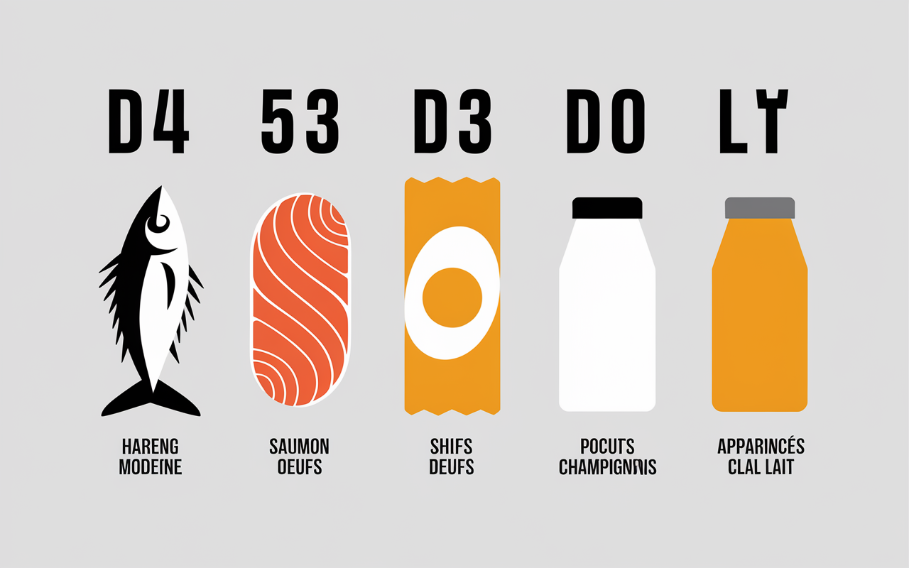 tableau aliments plus riches vitamine d3