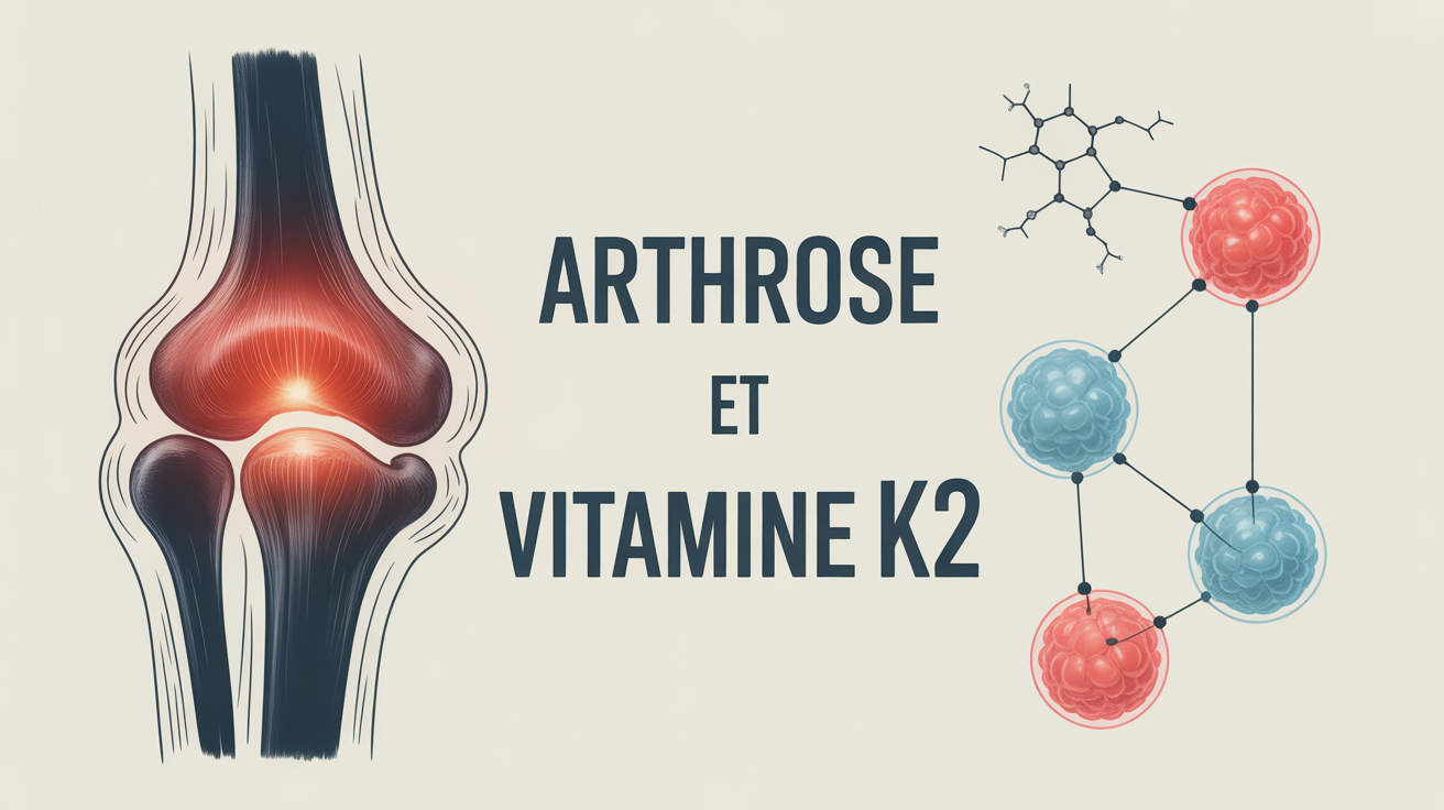 illustration genou vitamine k2 et arthrose douleur soulagement