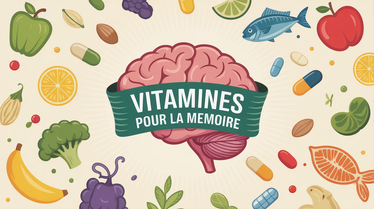 cerveau vitaminé et aliments vitamine pour la memoire et concentration