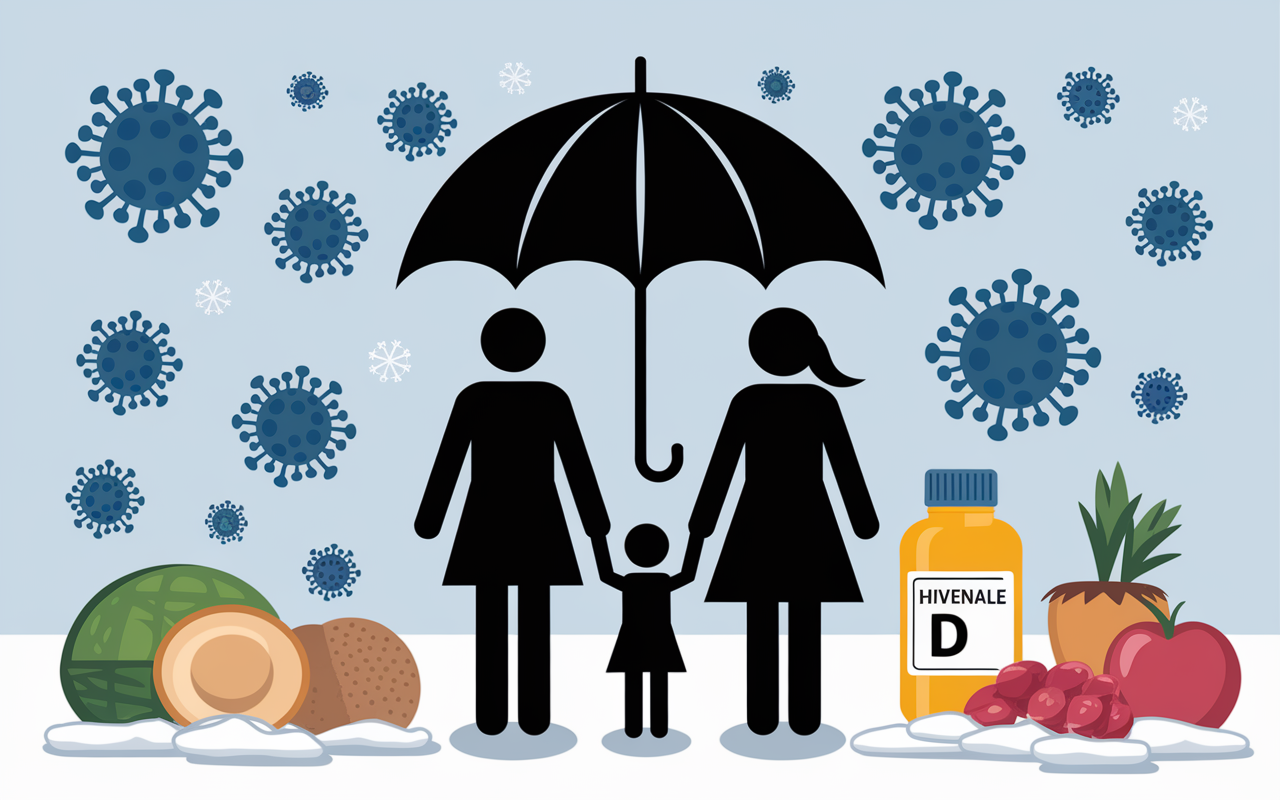 famille protégée hiver vitamines pour systeme immunitaire