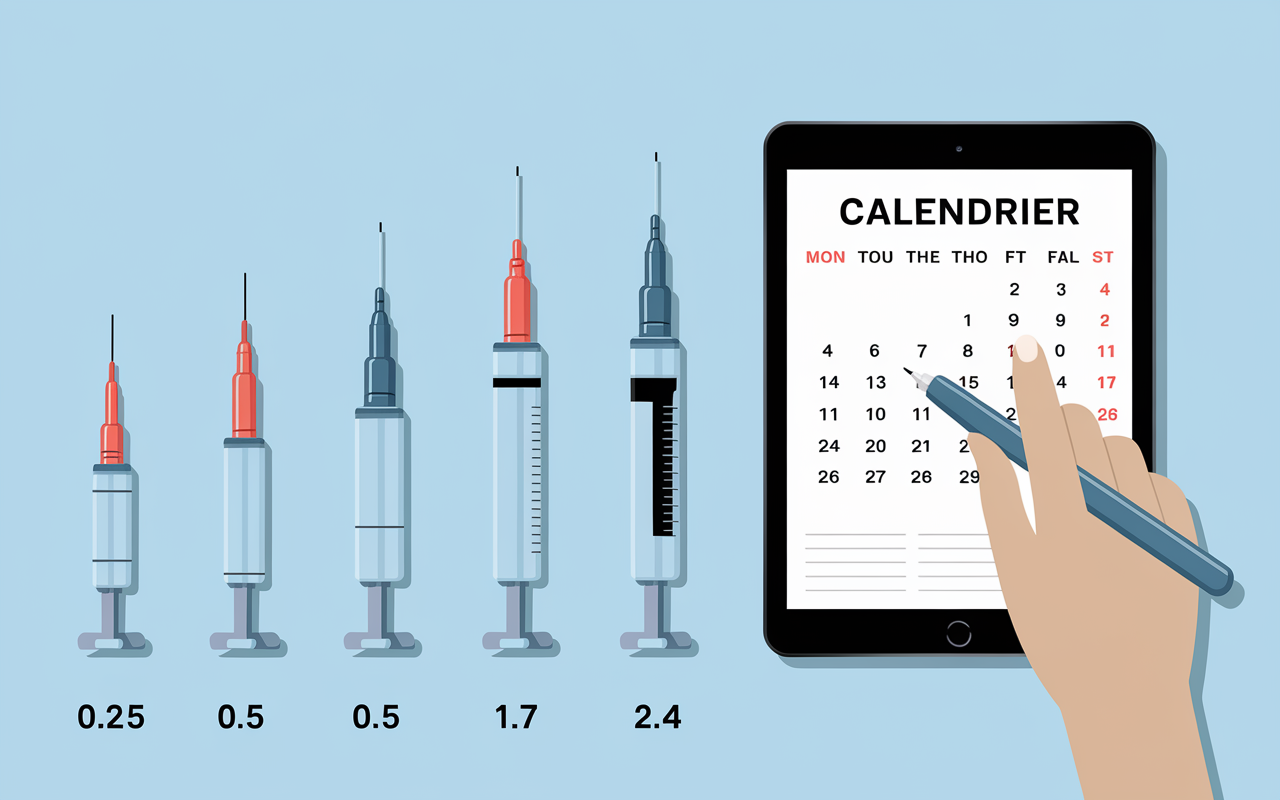 wegovy perte de poids combien de temps protocole stylos injecteurs