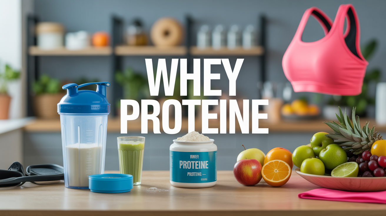 table cuisine avec shaker whey protein whey isolate