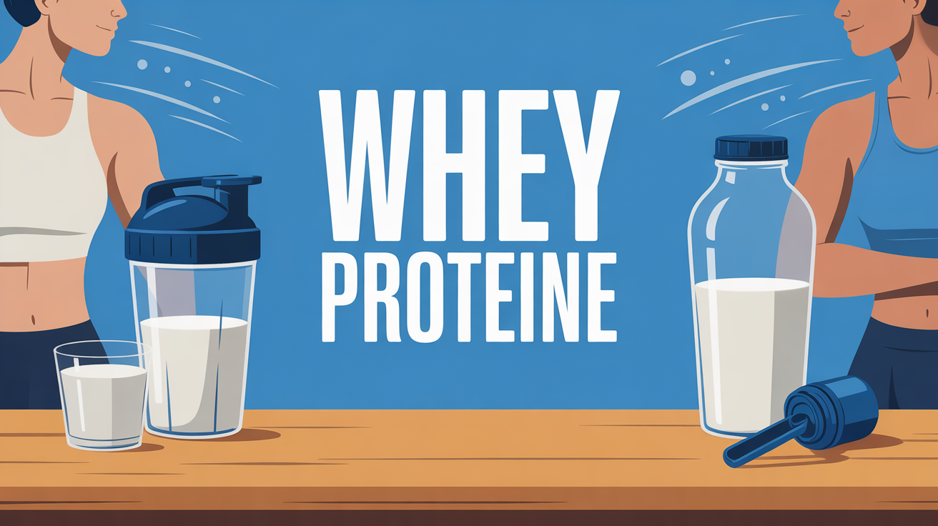 whey proteine c est quoi shaker bouteille lait haltere
