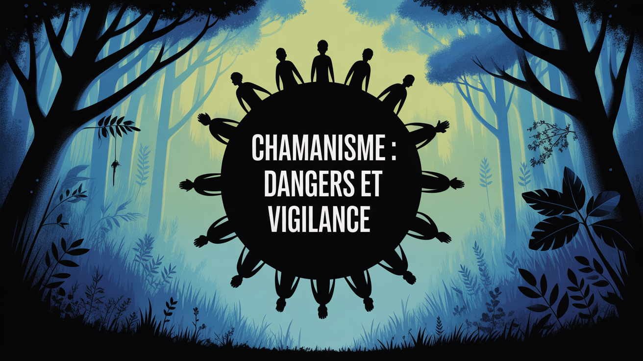 chamanisme danger, foret mysterieuse, cercle de personnages