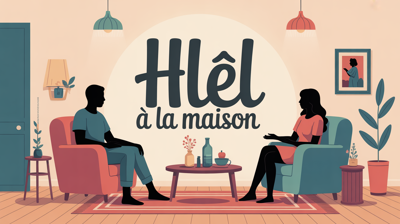 scene familiale de hlel à la maison
