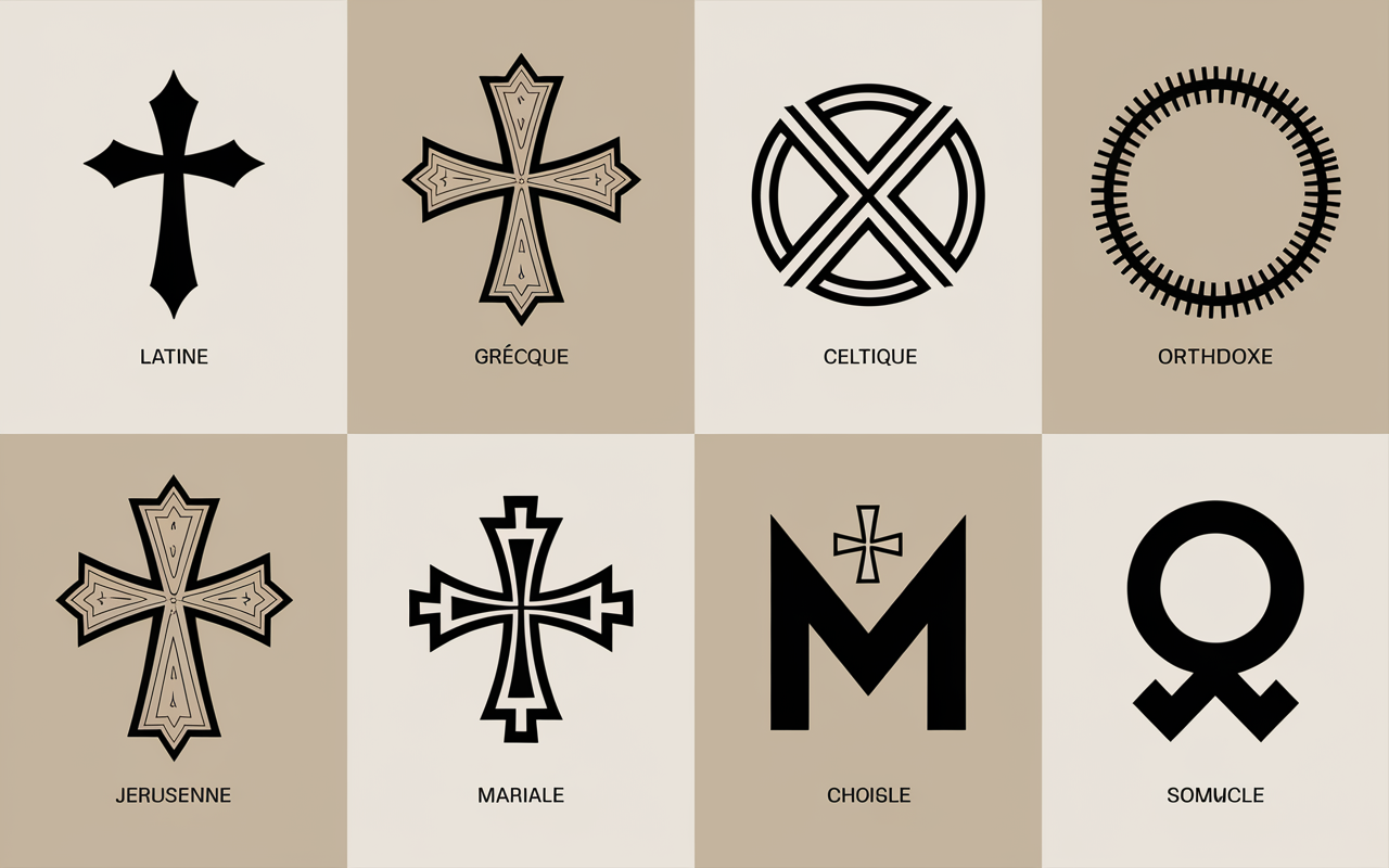 visualisation croix et symboles comparaison rapide