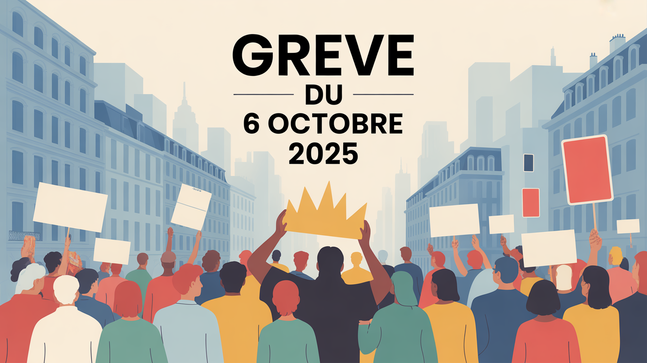 greve 6 octobre 2025 manif foule grande ville