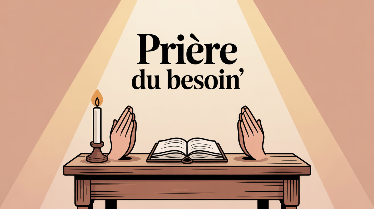 priere du besoin table bois mains prieres