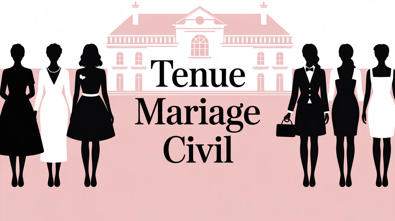 tenue pour le mariage civil, femmes devant mairie